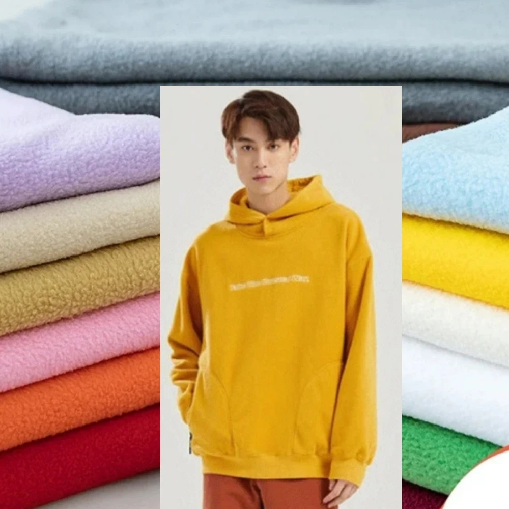 

Thickened Fleece Fabric Autumn Winter Coat Warm Clothing Shoes Hats Dolls Diy Sewing Wholesale Material Cloth by the Meter Soft
