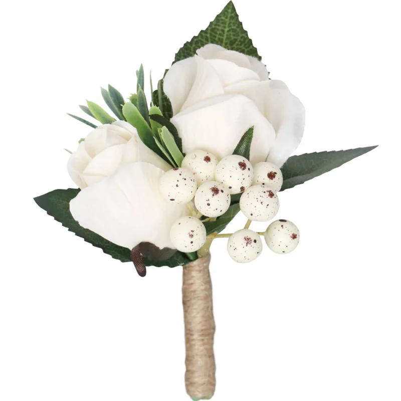 Mensuit Boutonniere ชุดแต่งงานเจ้าบ่าว Свадебные Аксессуары Boutoniere Mariage Homme