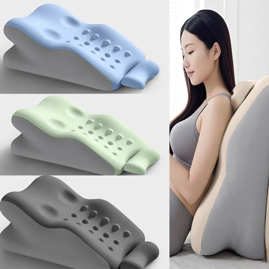 Somenie Multifunctional Ergonomic Prone Pillow Comfort Face Down Cushion For Bed Sleeping Reading Rest
