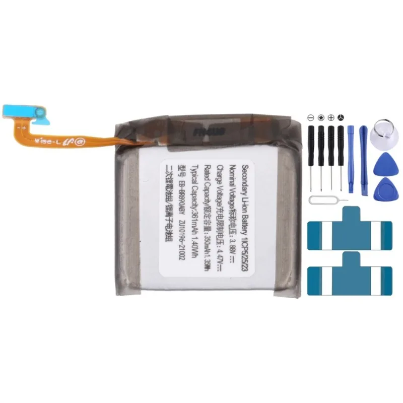 3.88V 350mAh EB-BR890ABY Replacement Battery for SAMSUNG Gear Watch 4 Classic 46mm BT SM-R890 Smart Watch