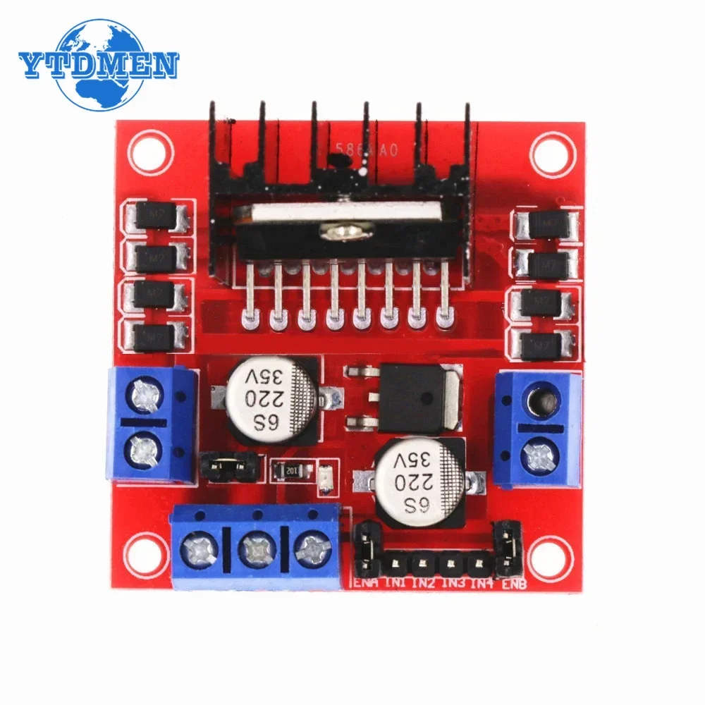 1PCS L298N Driver Board Module L298 Stepper Motor Smart Car Robot Breadboard Peltier High Power L298N DC Motor Drivers