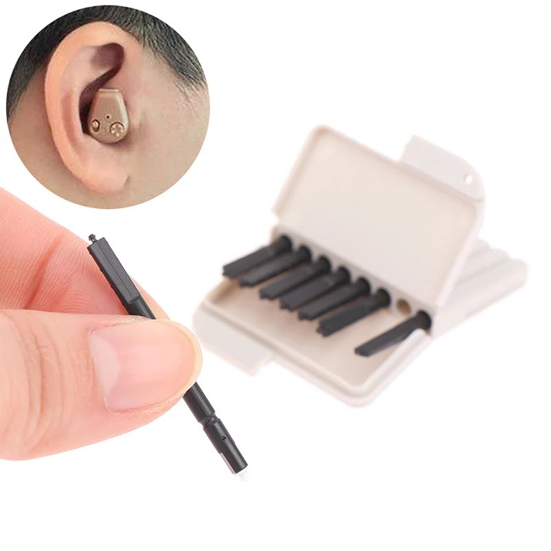 8pcs/set Hearing Aid Wax Guard Filter Dustproof Stick Cerumen Protector For Widex Phonak Unitron Health Ear Deaf-aid Care Tool