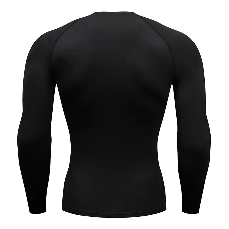 Men's Long Sleeves Fitness T-shirt Gym Compression Dry Fit T-shirt Sportswear Spring And Autumn Outdoor Sports Running Tees Tops