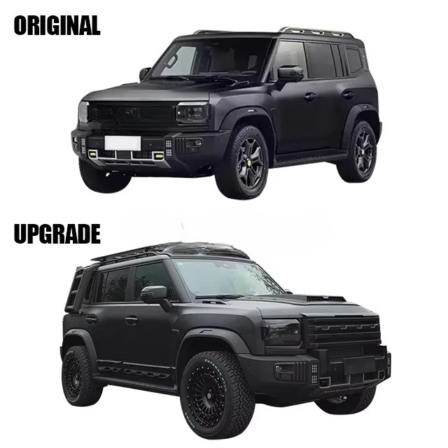 New Design for Jetour T2 Roof Rack Light Front Grill Hood Side Ladder City Hunter Body Kit for Jetour T2 Accessories 2025