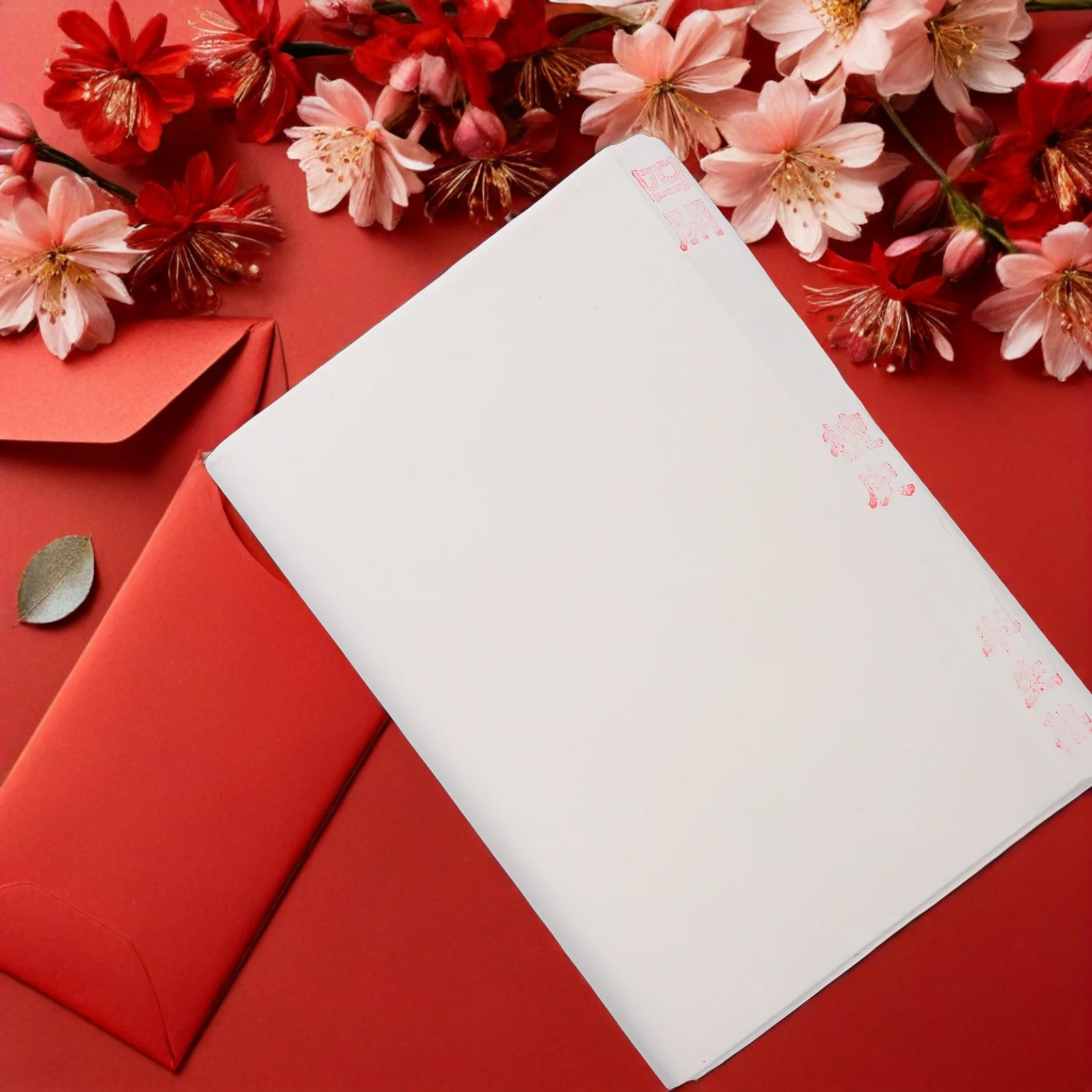 

100Pcs Calligraphy Practice Paper: 26.7x13 Inch Xuan Paper for Chinese Brush Writing Sumi Art Ink Drawing Resistant to Yellowing