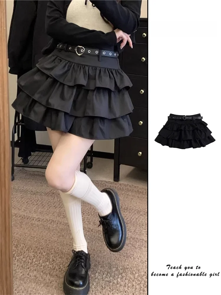 

Женская летняя пышная юбка Sweet And Spicy Bla в балетном стиле, с высокой талией, А-силуэта, короткая, в стиле ретро, с внутренней подкладкой, свободного кроя.