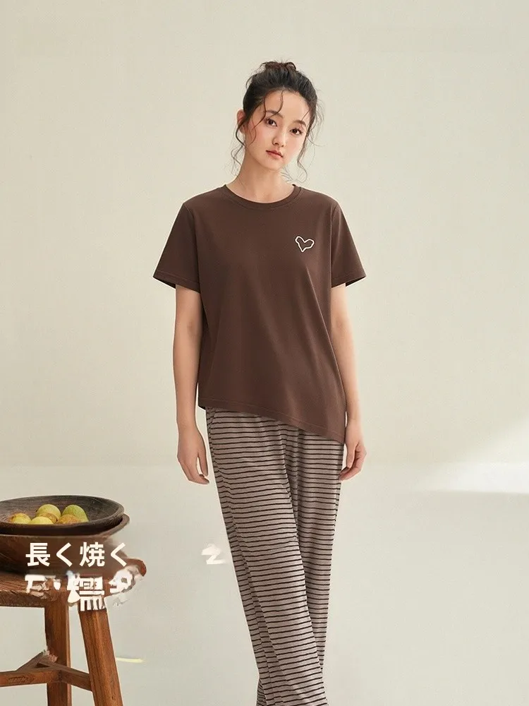 anziban-set-pigiama-da-donna-a-maniche-corte-e-pantaloni-lunghi-abbigliamento-per-casa-alla-moda-personalizzato-fresco-nuova-collezione-estiva