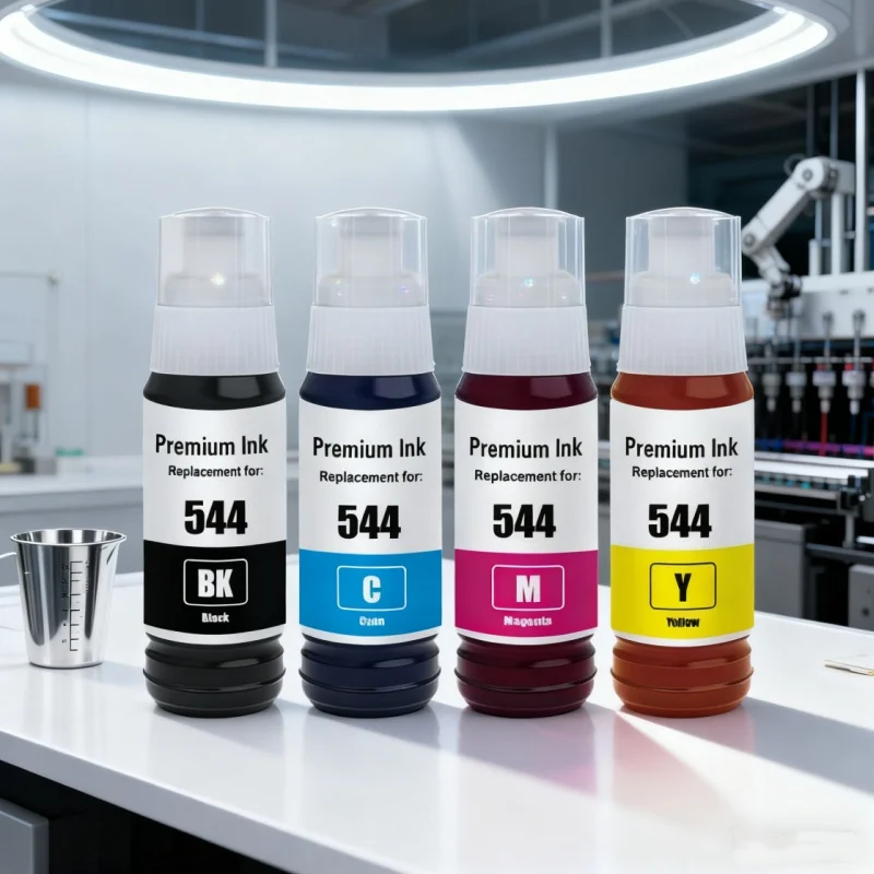 

4 шт. 544 чернила премиум-класса для принтера Epson 544 Ecotank L1210 L3110 L3150 L3210 L3250 L3251 L3260 L5290