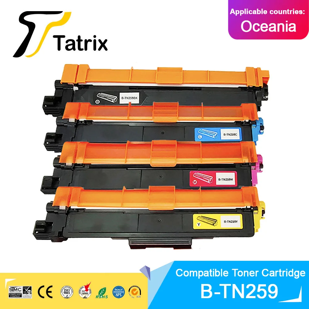 

Tatrix для Brother TN259 TN 259, совместимый тонер-картридж для принтера Brother HL-L8240CDW Brother MFC-L8340CDW/L8390CDW