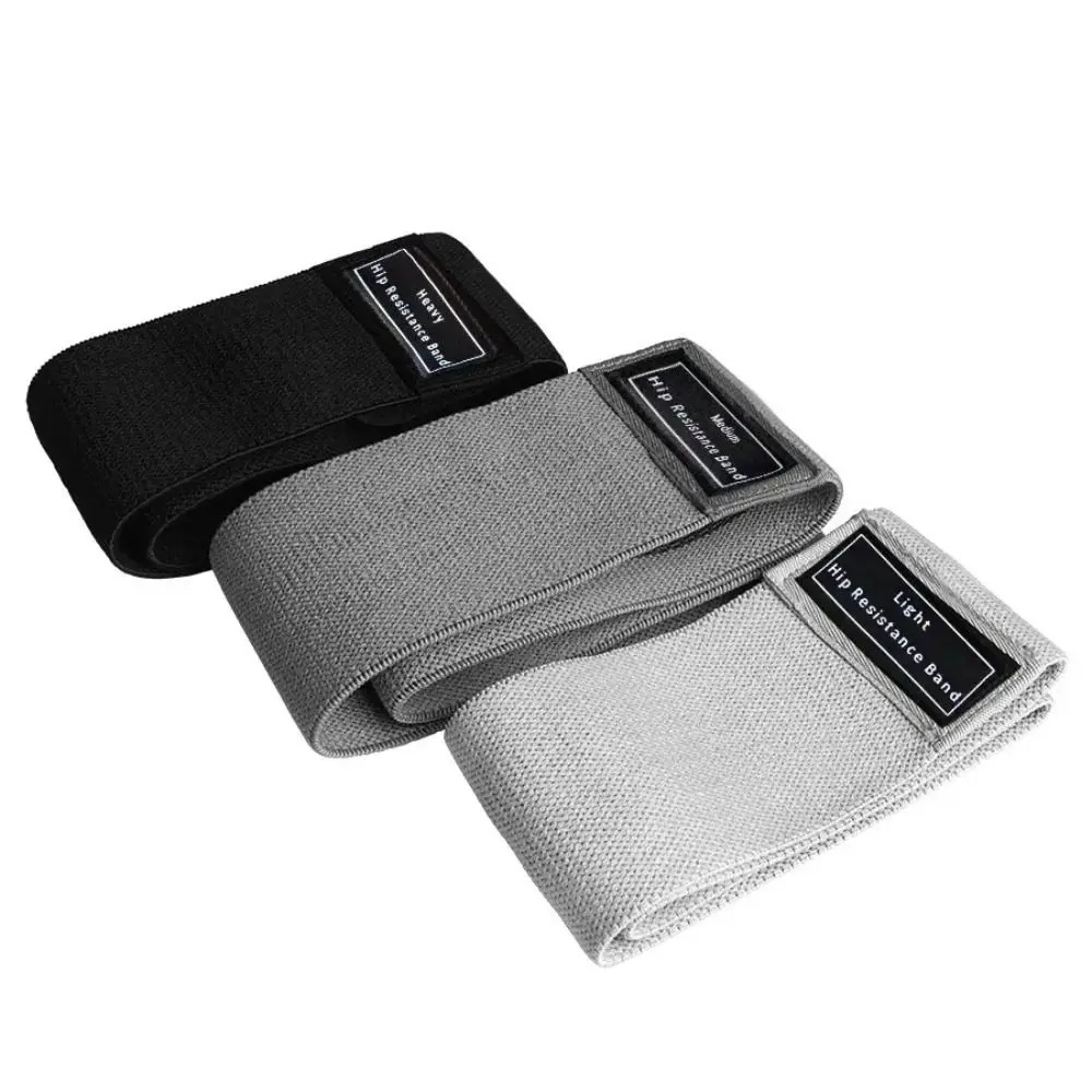Polyester Resistance Band High Elasticity Anti Rolling Yoga Band Stretch Resistant Thickened Design Hip Band Fitness Training