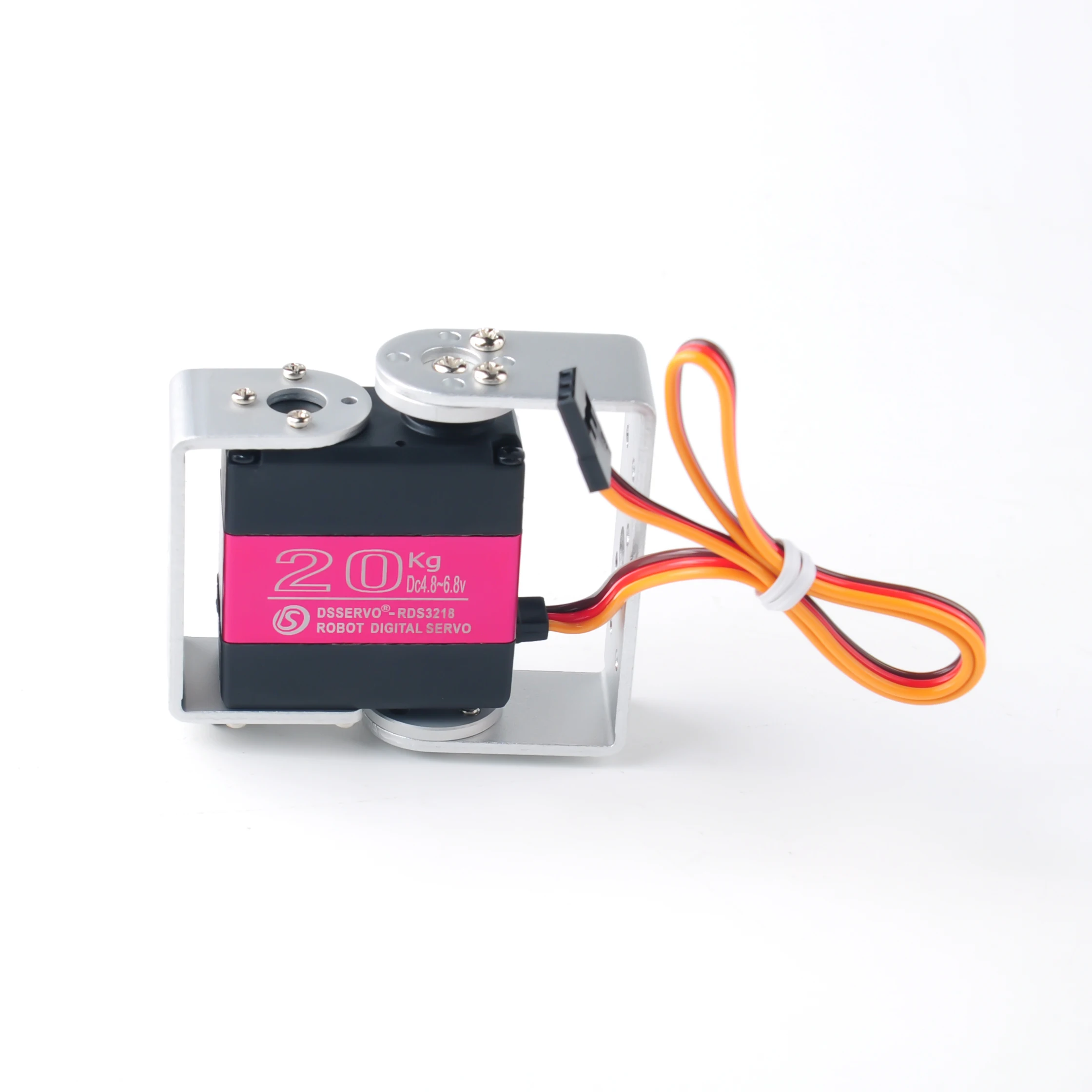 RDS3218 Dual Axis Digital Servo Motor 20KG Metall Getriebe 180/270 Grad Mit U Halterung Servos DIY Teile für Robotic RC Auto Modell