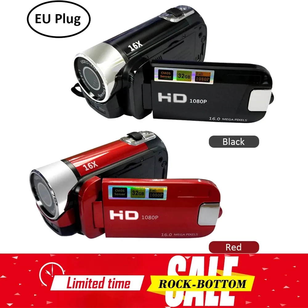 

1080P 4K 48MP DV Camera 2.7in TFT Rotatable Screen 16x Digital Zoom Video Camera with USB Cable for Family Gifts