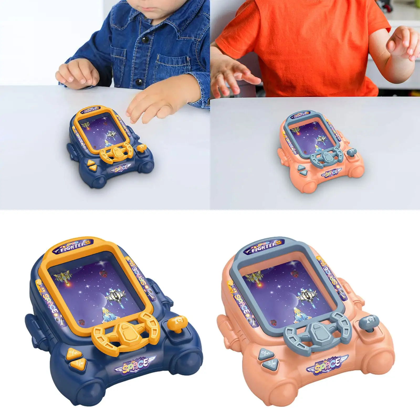 Car Steering Wheel Toy Toddlers Simulated Driving Game Space Themed Pretend Play