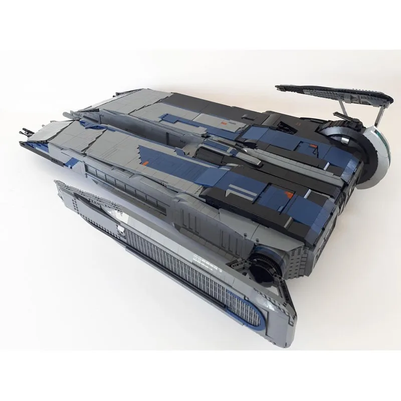 MOC-108321 نموذج مكعبات بناء سفينة الفضاء الخارجي الكلاسيكي الجديد 9222 قطعة - هدية عيد ميلاد وكريسماس للأولاد والأطفال #5