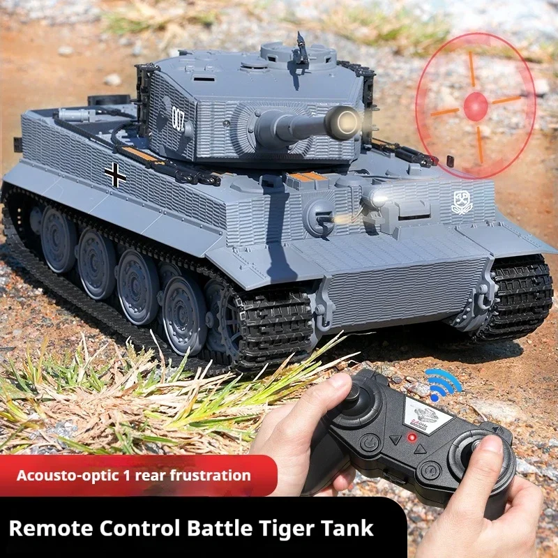 

1/24 Taigen RC Battle Tank Tiger I Радиоуправление Военные танки Инфракрасные боевые машинки Игрушки для мальчиков TH23570