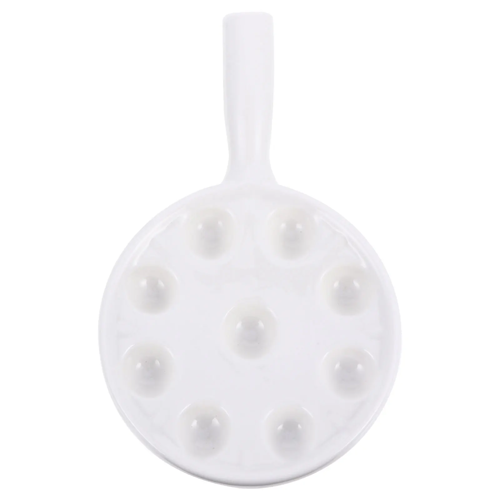 

1Pcs Snail Ceramic Baking Plate Escargot Serving Dish High Temperature Resistant Thick Sturdy Oyster Baking Tray for Family