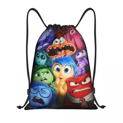 Custom Inside Out Drawstring Bags Women Men Lightweight Sports Gym Storage Backpack