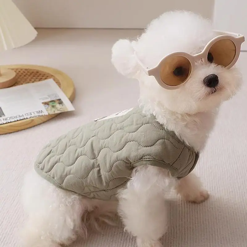 Small Dog Winter Jacket Winter Warm Dog Coat Jacket Warm and thickened pet clothes Small Dog Vest Pet Supplies for Small Dog Cat