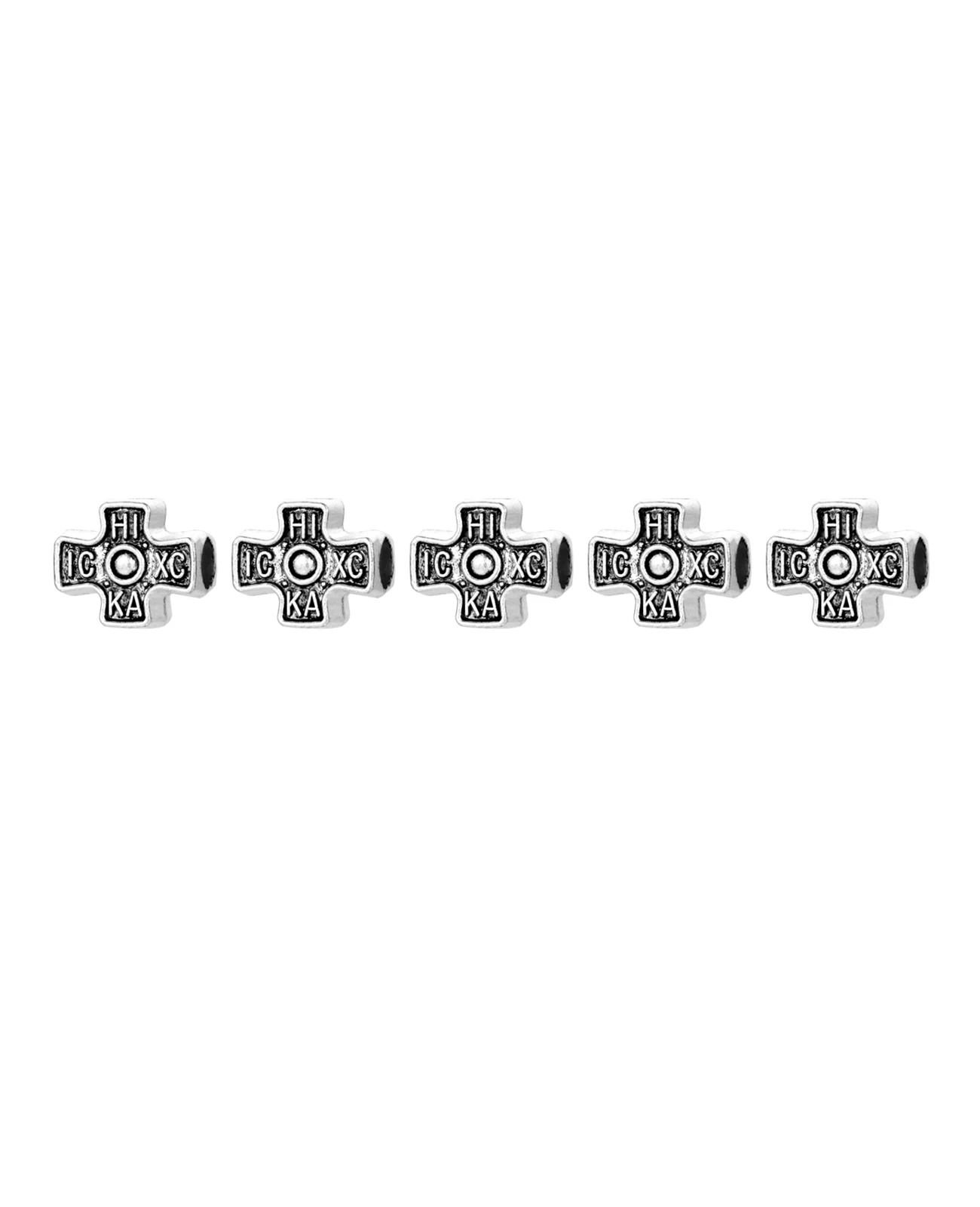 Diyalo 5 Teile/los 4-Loch IC XC Kreuz Spacer Perlen für DIY Rosenkranz Rosenkranz Halskette Armband Schmuck Machen Teile Zubehör – Detail 5
