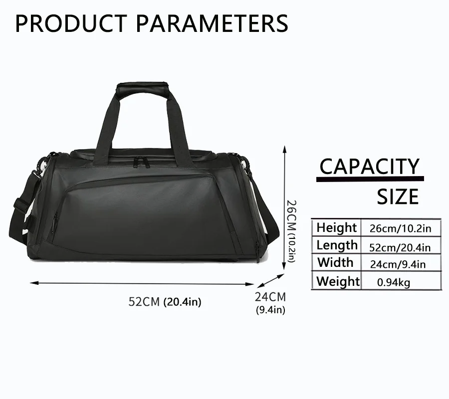 Unisex Outdoor Backpack Large Swimming Gym Bag Wet and Dry Separation Sports Bag Single Shoulder Crossbody Bag travel backpack