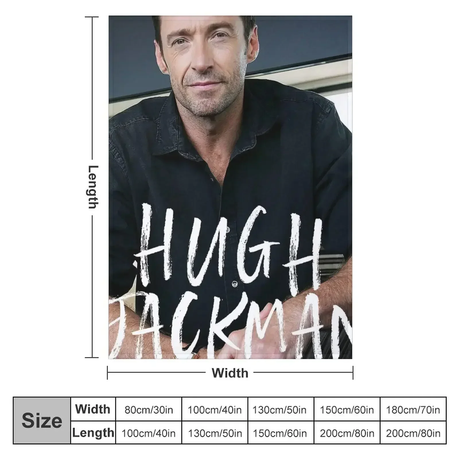 Threean Show Hugh The Man The Music The World Tour 2019 Throw Blanket Beach Giant Sofa Thin Blankets