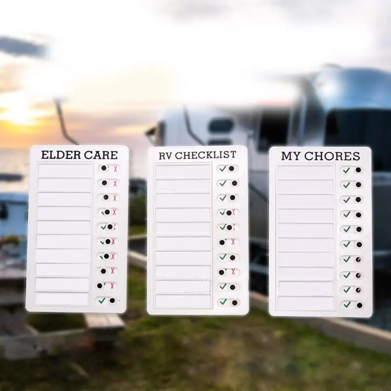 W91A Blank Memo Checklist Board RV Контрольный список по дому старейшина по уходу за пожизненными делами для дома