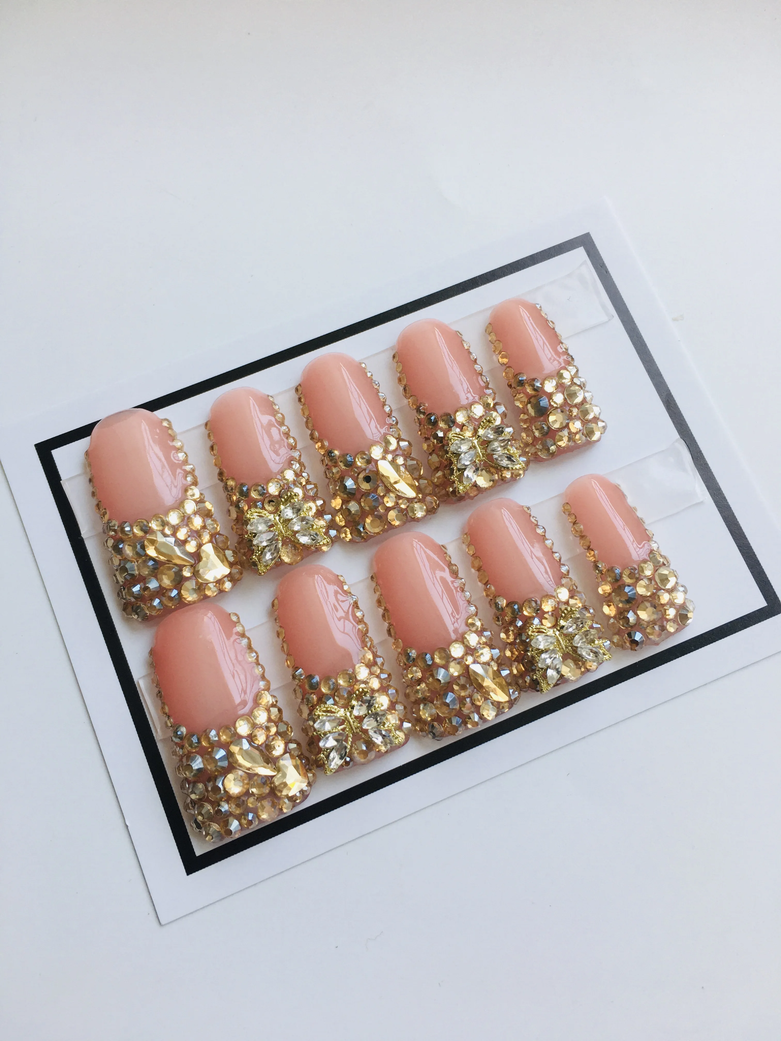 New High Quality Duck Shape Finger Nails False Nails Press On Wholesale Soft Gel Cute Press On Nails