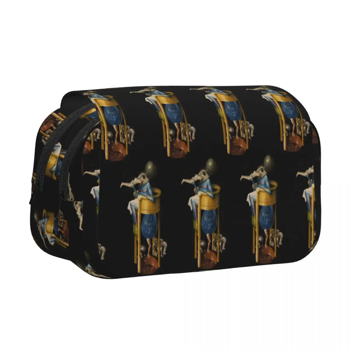 Hieronymus Bosch Devil On Night Chair Pencil Case Pencil Pouch Hard Shell Leather Large Capacity Pen Box Pencil Bag for School