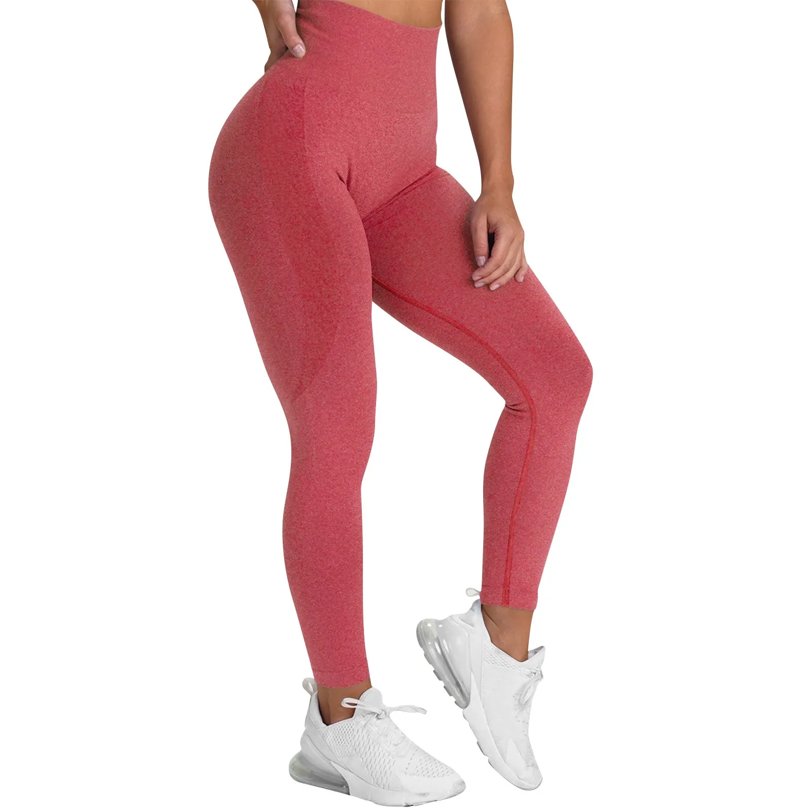 Donne senza soluzione di continuità sollevamento dell'anca donne Leggings sportivi senza cuciture a vita alta Leggings Fitness Push Up Yoga Leggings abbigliamento da palestra sport