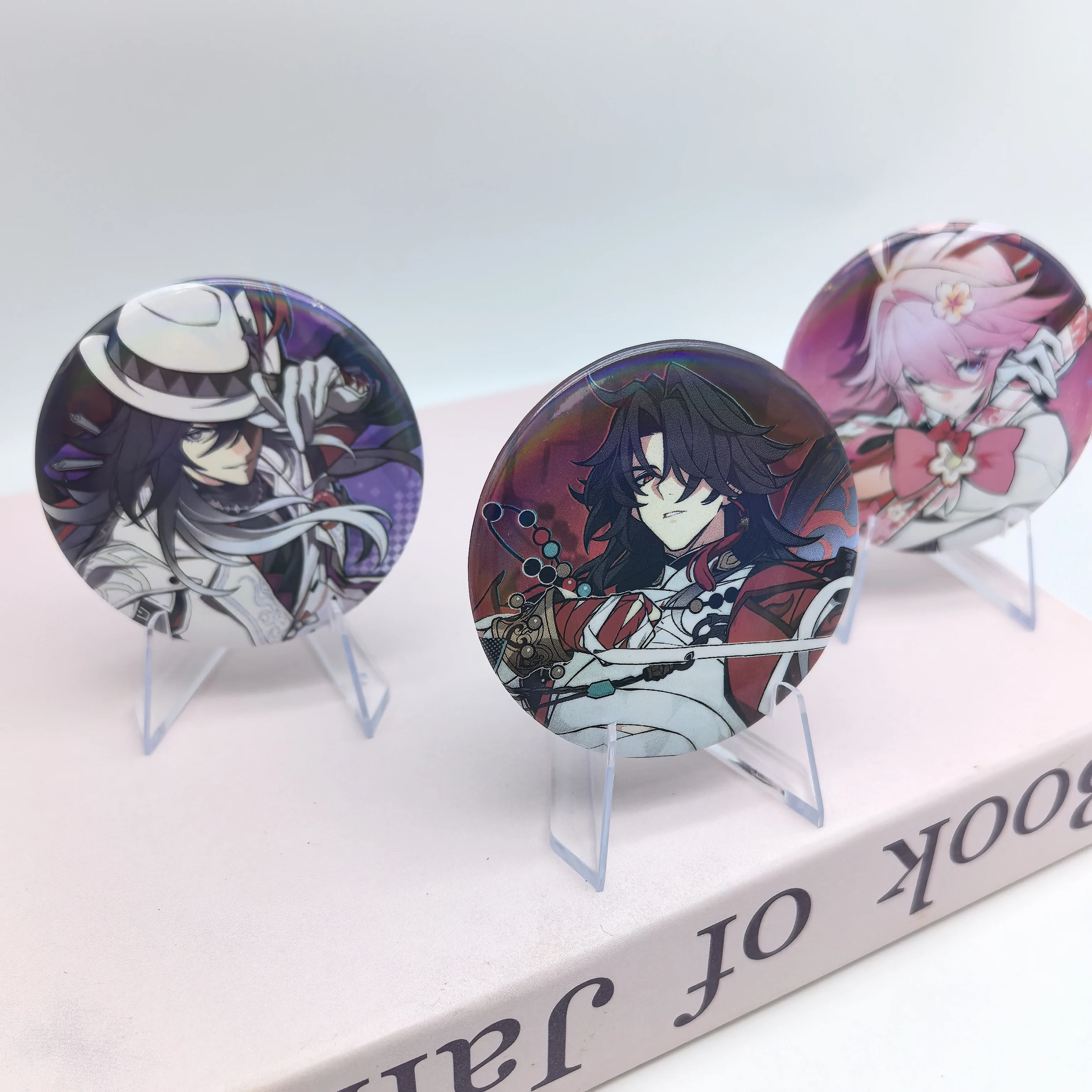 1PC Star Rail Honkai Impact Silver Wolf Blade Brocades Women's Brooch Badges Gifts for Friends Backpack Pins Fashion Jewelry Acc