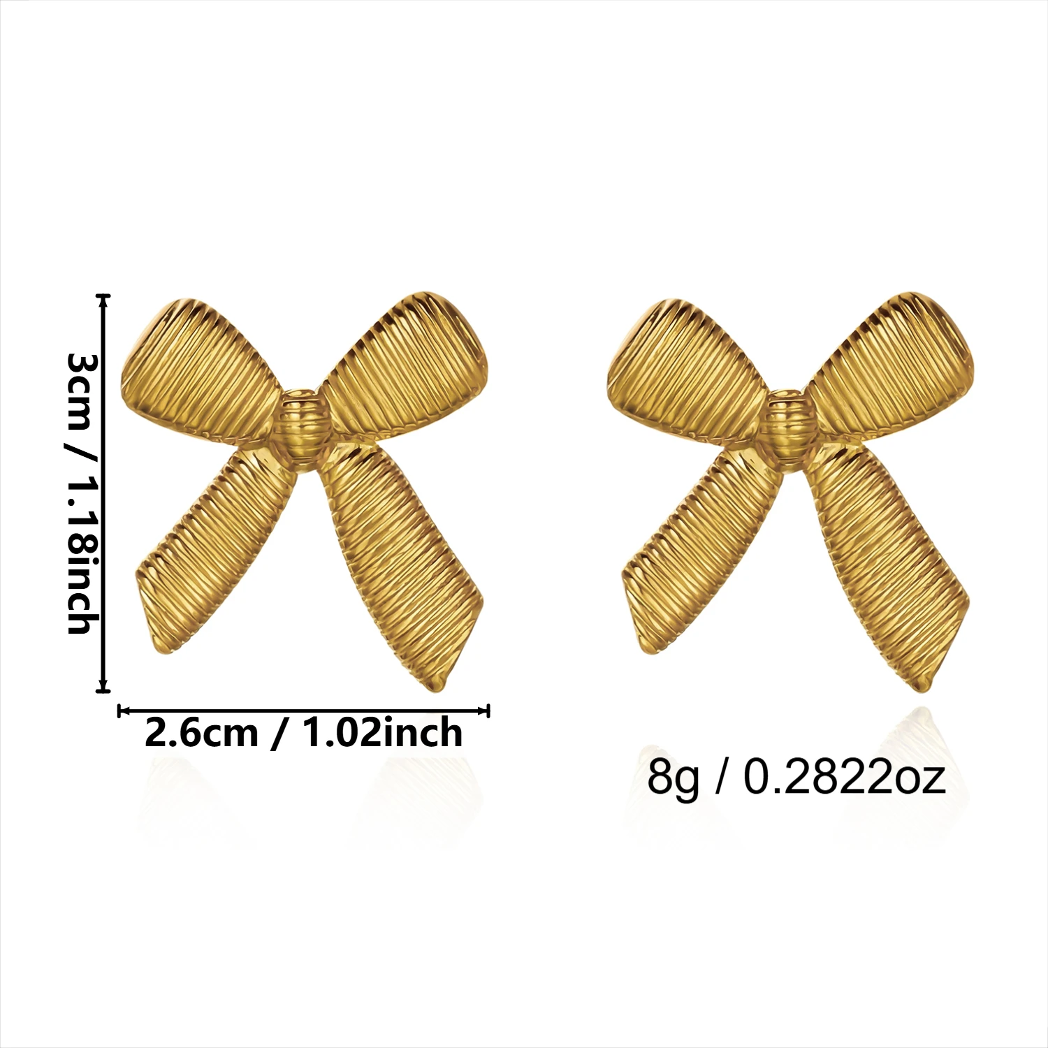 Vintage Unregelmäßige Metall-Schleifenohrringe für Frauen Edelstahl Textur Geometrischer Gedrehter Knoten Ohrstecker Party-Schmuck Geschenke – Detail 7