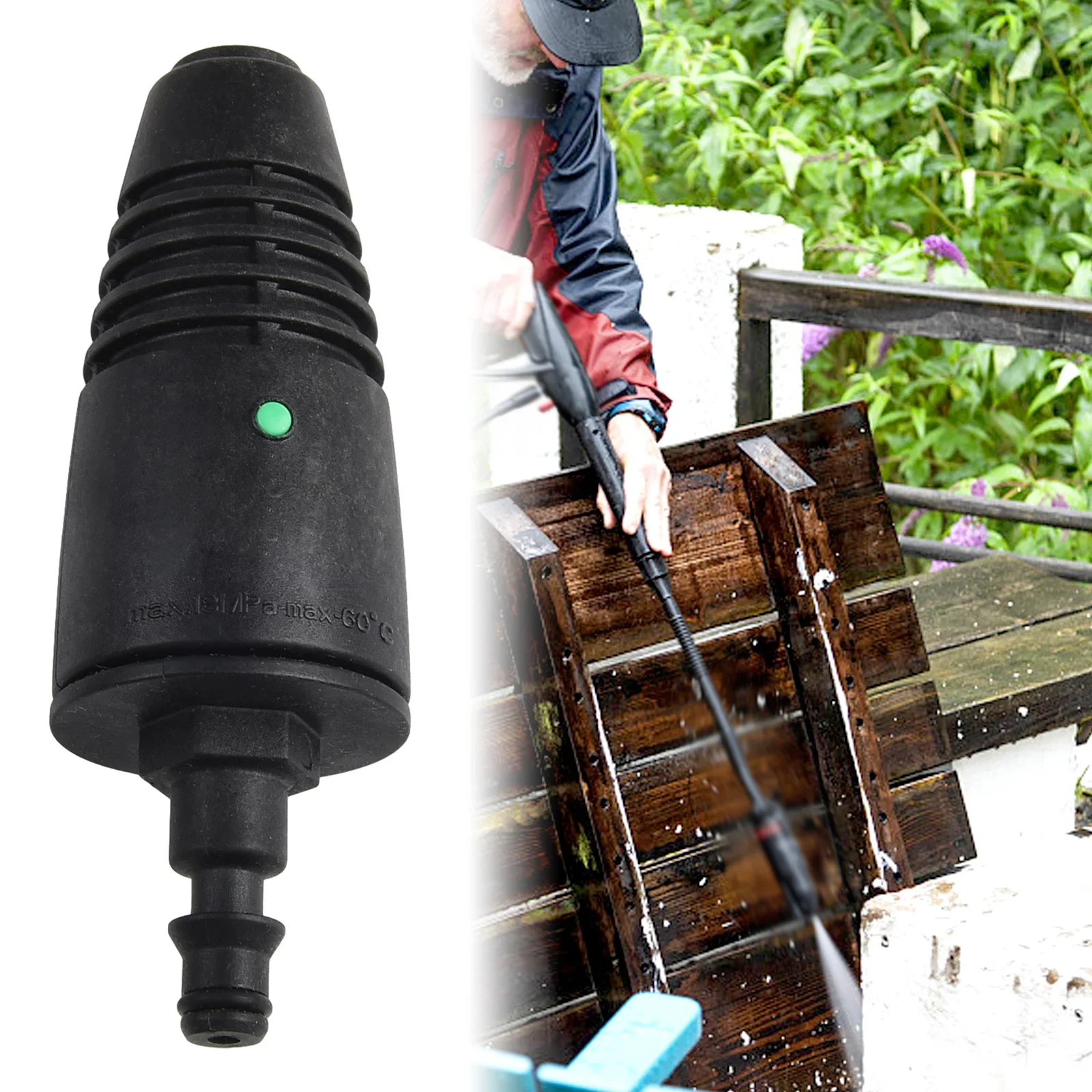 

High Pressure Washer Rotating Turbo Head Nozzle Spray Car Washing Machine Replacement Parts For Karcher LAVOR COMET