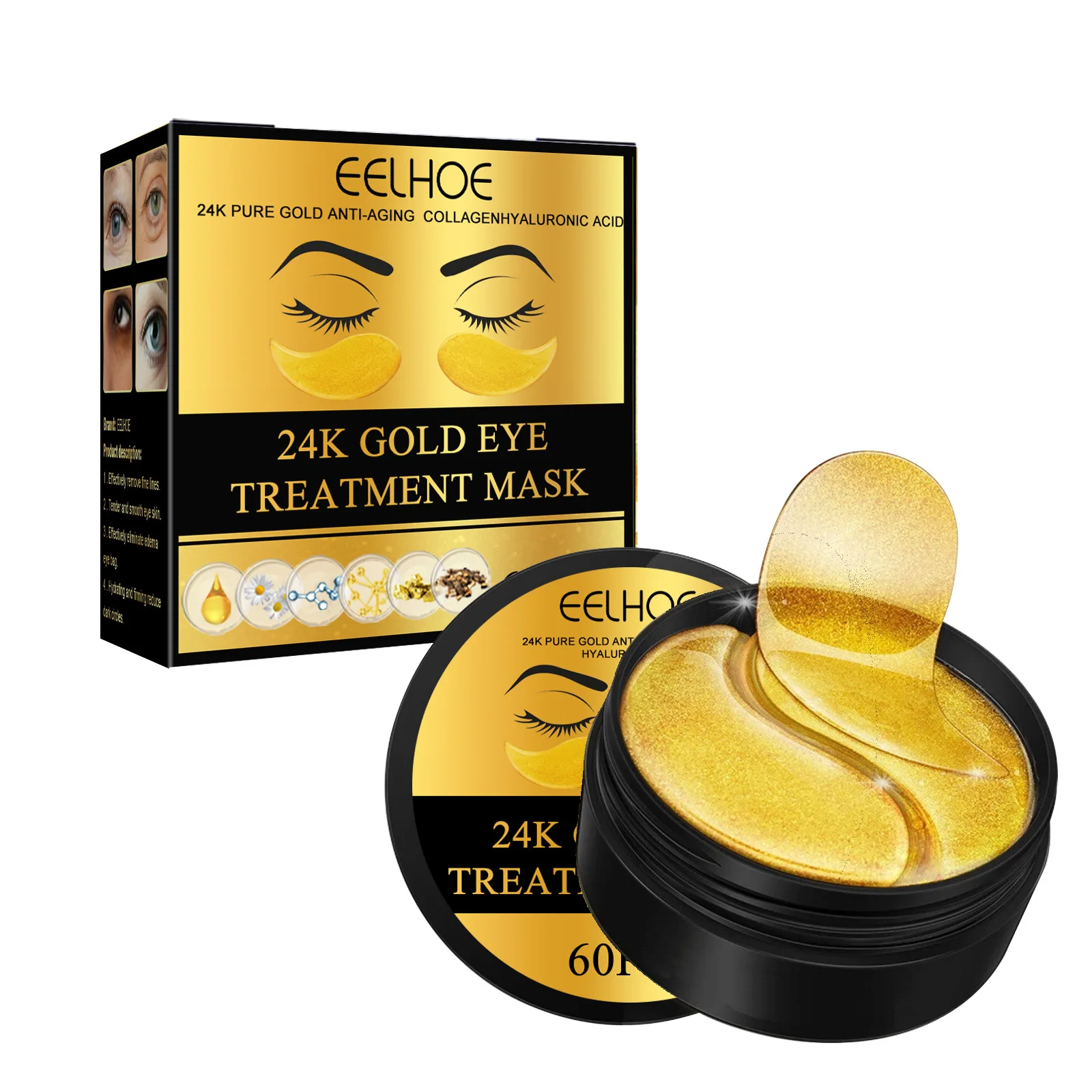 1pcs Instant Firming Eye Cream Moisturizing Firming Skin Around Eyes Reduce Dark Circles Eye Massage Cream Skin Care Products