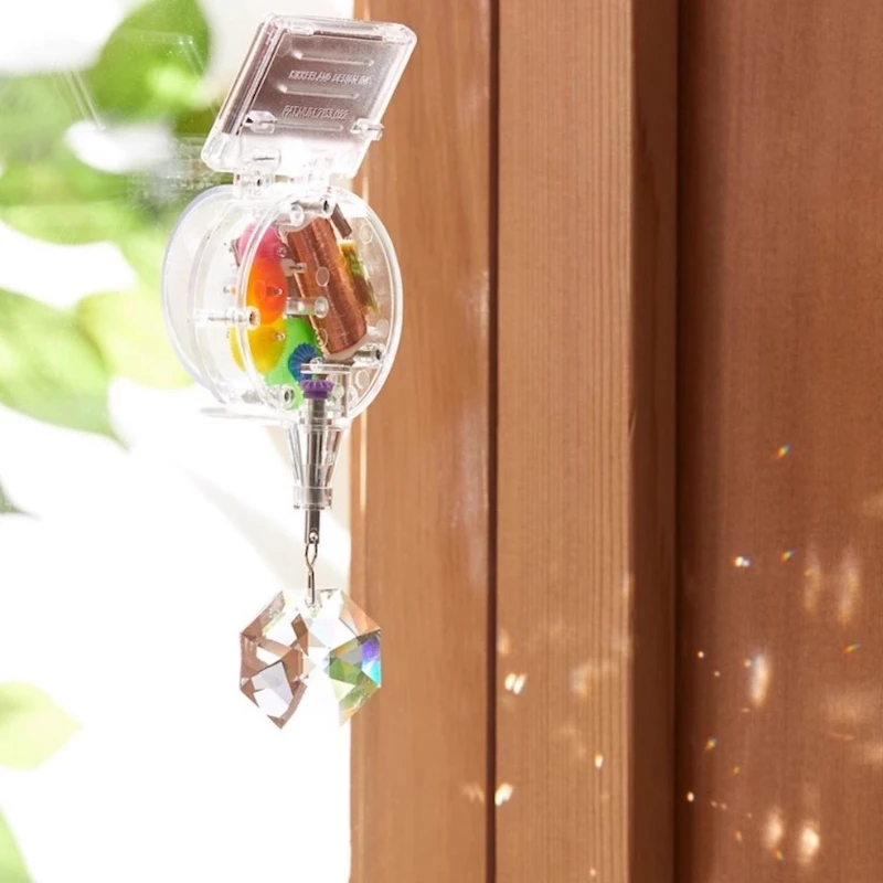 American Kikkerland Rainbow Maker, adorno creativo de cristal solar, regalo de cumpleaños romántico para pareja