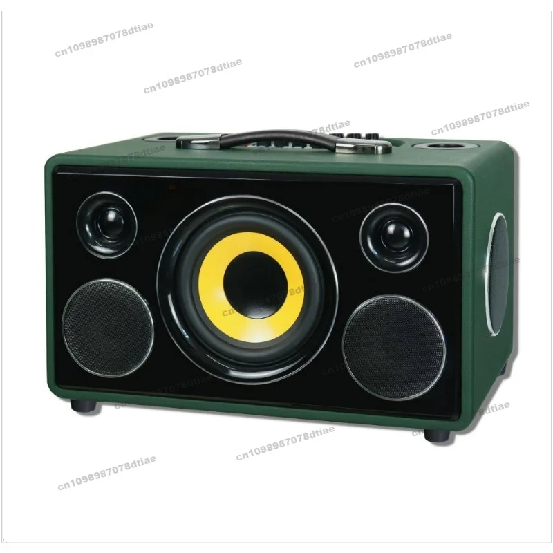 For Portable Bluetooth Speaker, Dual Wireless Microphone, Three-way Frequency， 6.5-inch Speaker Plus Dual Wireless Microphones.