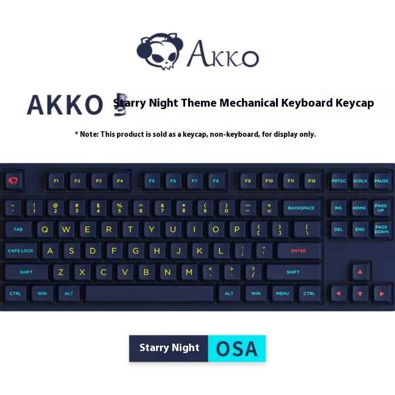 Imagem -06 - Akko Osa Perfil Teclado Mecânico Conjunto de Teclas Jardim de Ervas Pbt 187 Teclas Double-shot Compatível com as Principais Marcas