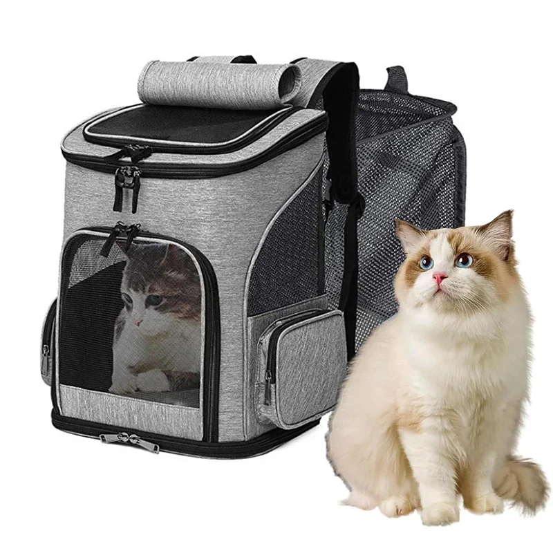 

Pet Cat Carrier Dog Backpacks Breathable Pet Carrier Foldable Dog Carrier Bag Portable Cat Backpack Transport Travel Pet Bag