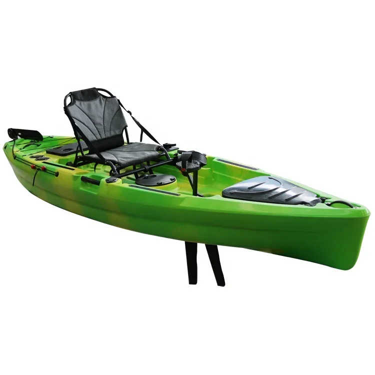 Kayak de pedal con timón, asiento individual en la parte superior, en venta