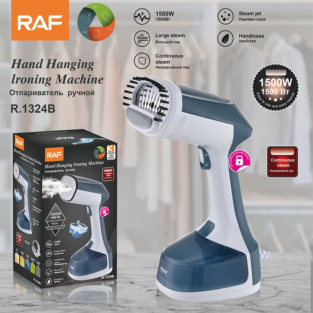 

Handheld Steamer for Clothes 1500W Portable Garment Steamer,Small Steam Iron, 2in1 Steamer & Iron, Continous Steam, Large Steam