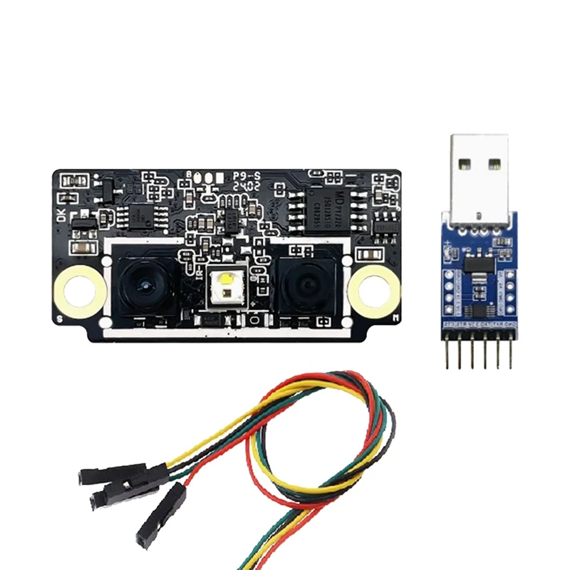 Smart Access Face Recognition Module AI Onboard Binocular Camera With Cat's-Eye View Live Body Detection