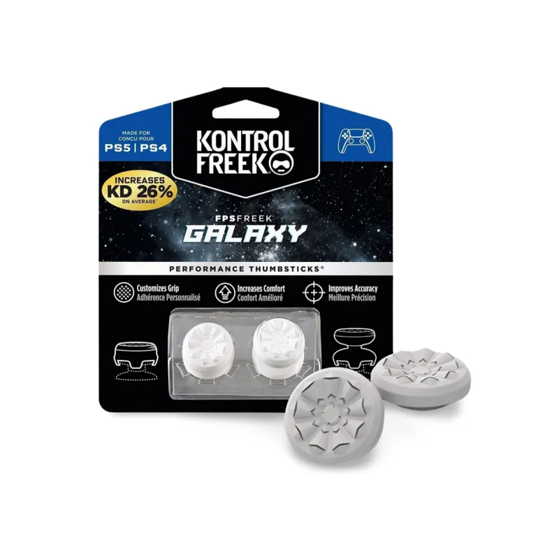 قطعتان من أغطية عصا التحكم غير القابلة للانزلاق لوحدة تحكم Xbox One/Series X/S & PS4/PS5 - مقابض إبهام متينة خفيفة الوزن مضادة للتآكل