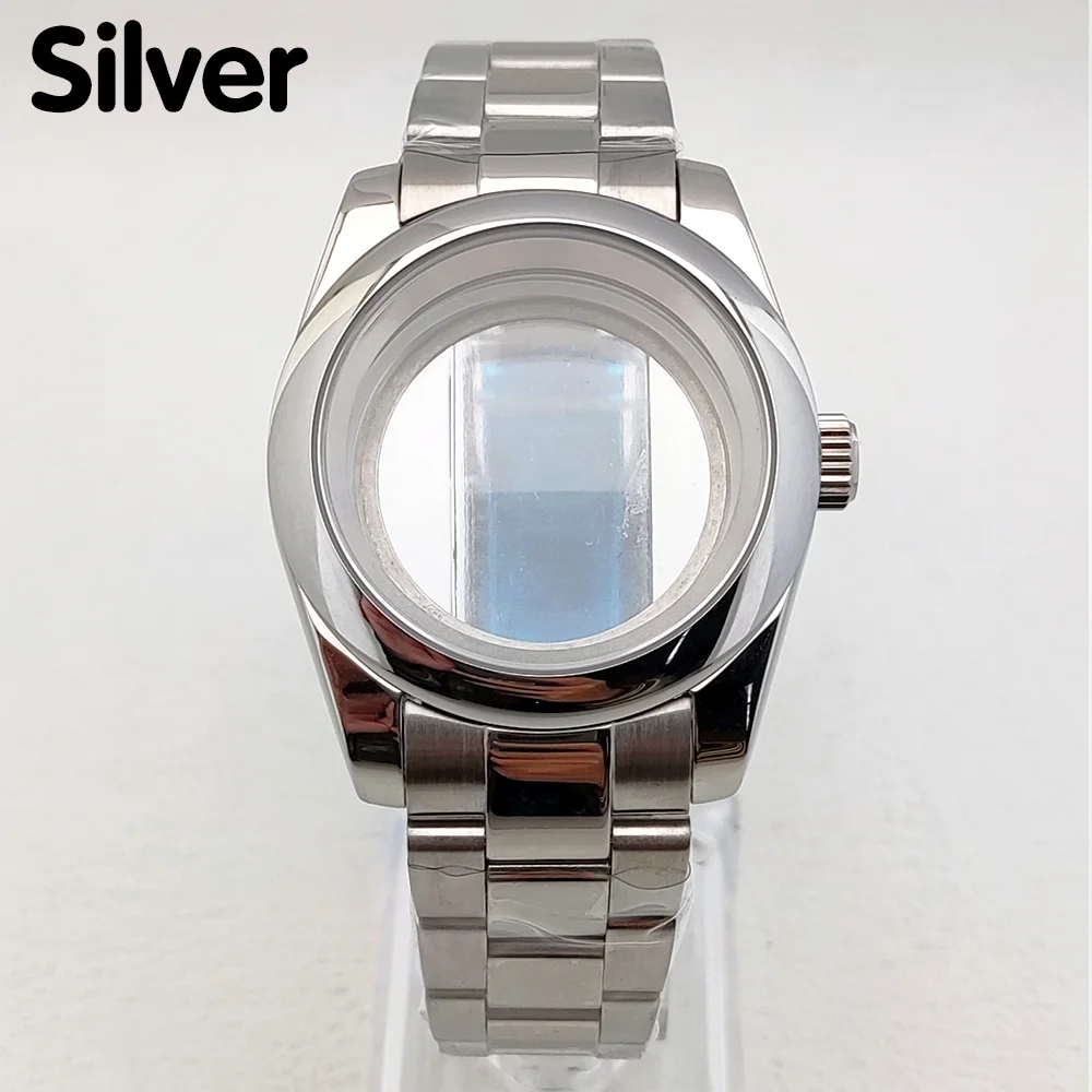 NH35 Case 904L Stainless Steel Sapphire Glass Water Resistant Case Fits 28.5mm Dial Case 36mm/39mm Watch Case Sport Watch Case