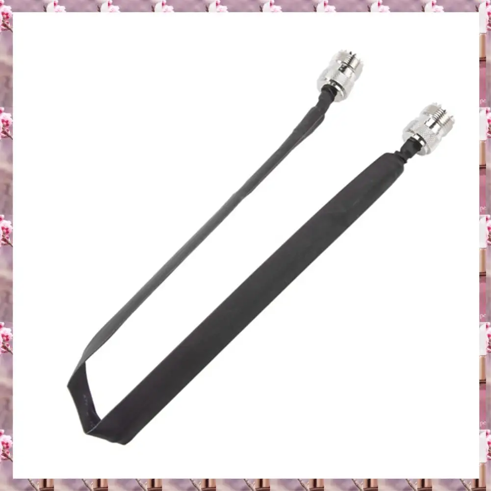 2025年 ドア/窓通過型 フラットRF同軸ケーブル SO239 UHFメス - UHFメス 50Ω RF同軸ピグテール延長コード、ドア/Wi-Fi用