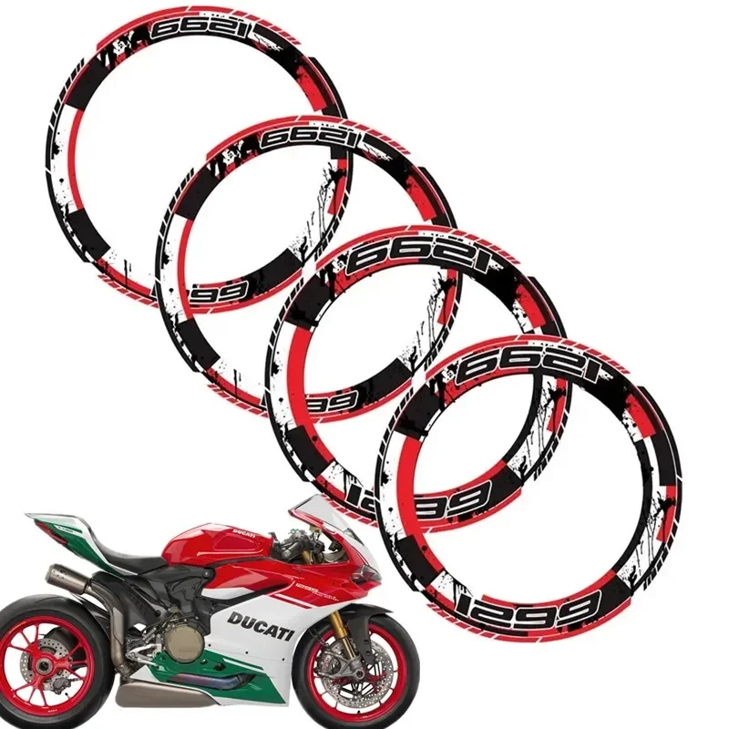 

FOR DUCATI 1299 Motorcycle Parts Contour Wheel Decoration Decal Sticker - 2 Acsessories