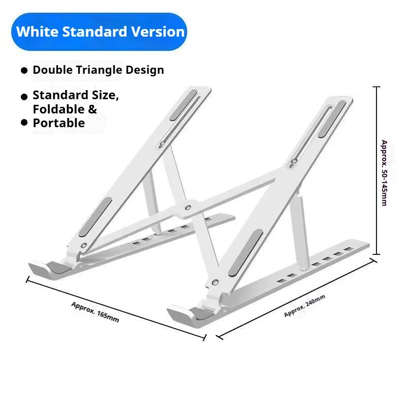 ABS Foldable Adjustable Laptop Stand Portable Notebook Holder Bracket For Macbook Air Pro Dell HP Lenovo 10-16 Inch