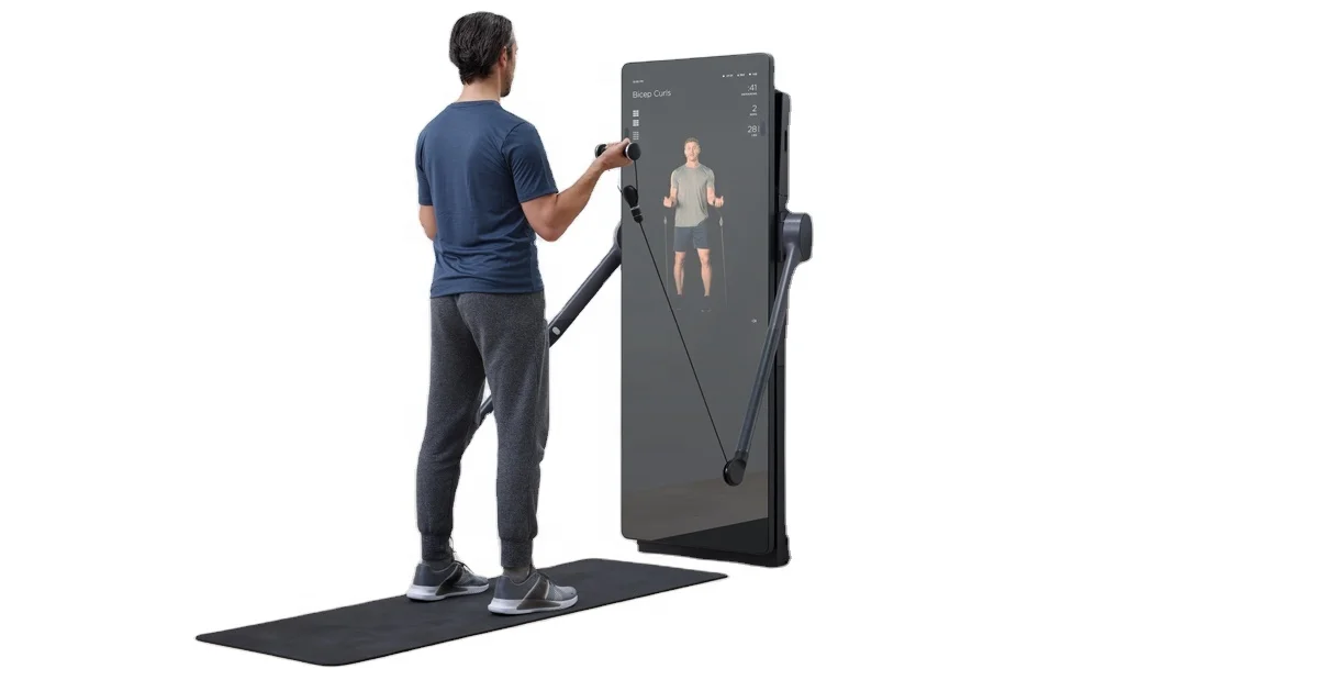 2025 Hot Sale Magic Fitness Mirror 32 43 55 65 Inch Artificial Intelligent Exercise Ne Digital Signage And Displays