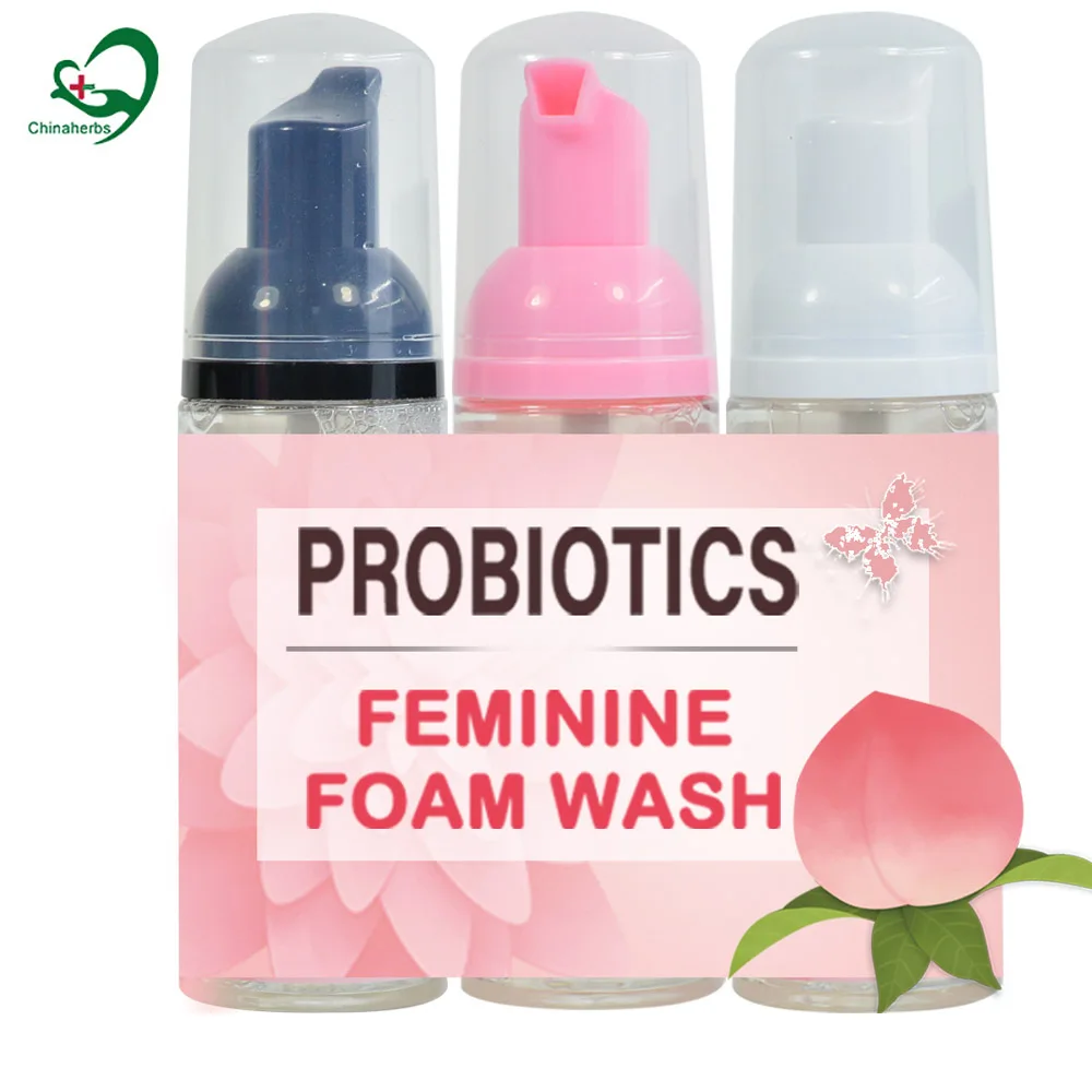 

2x60 мл пробиотики Женская пена Yoni вагинальное Очищение влагалища антибактериальное средство для мытья женской киски забота о здоровье китайская медицина промывка