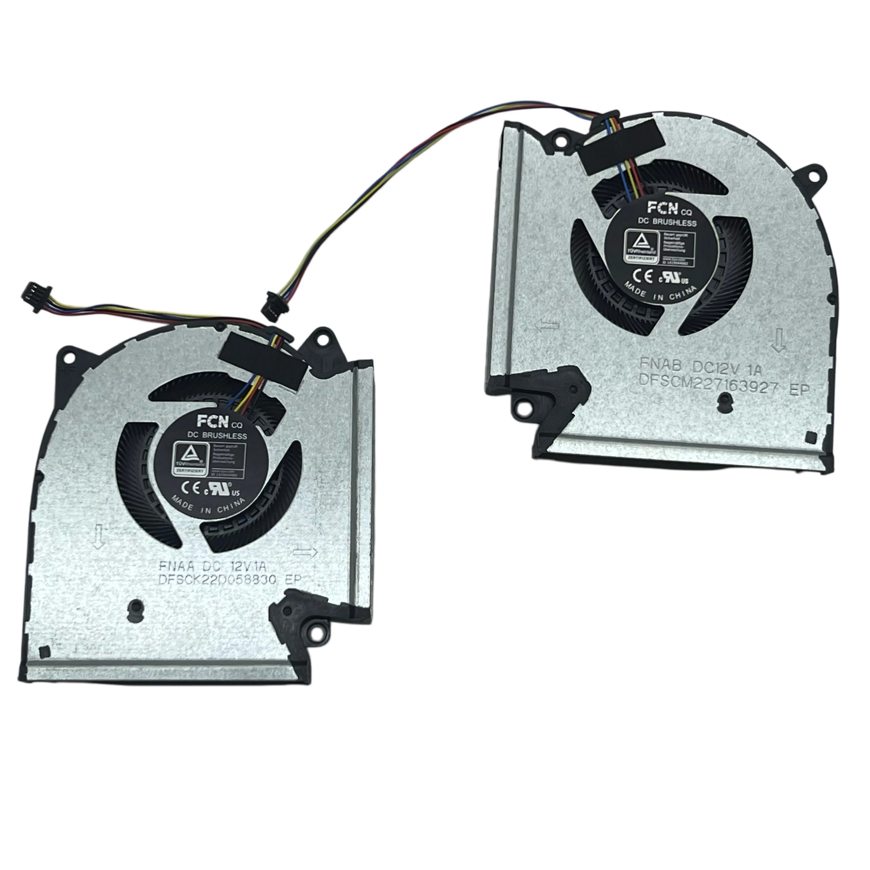 CPU GPU Cooling Fan For ASUS ROG Strix G513 G513QR G713 G713QR G533QR G733QS Notebook Radiator 13NR0540P02011 13NR0540P01011