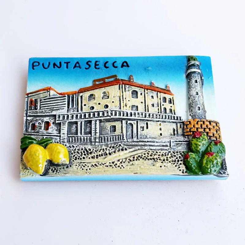 

PUNTASECCA Landscape Modeling Creative Travel souvenirs Gifts Home Decor Refrigerator Magnets Crafts