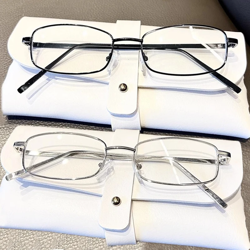 

Y2K Vintage Glasses Square Metal Frame Half Frame Girls Chic Cosplay Party Decoration Glasses Metal Photography Glasses Gifts